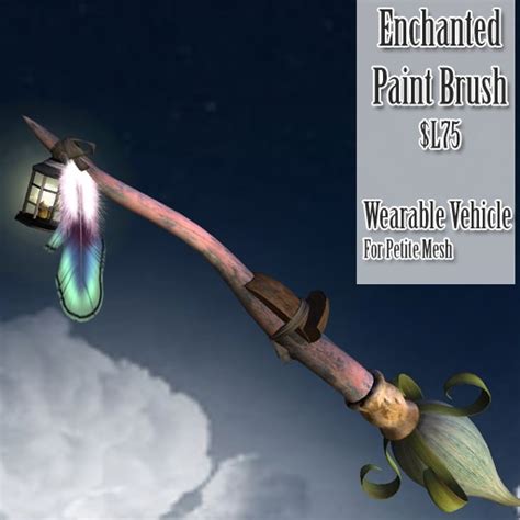 Enchanted paint brush for color magic